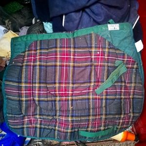 Miller's Roma plaid pony saddle pad